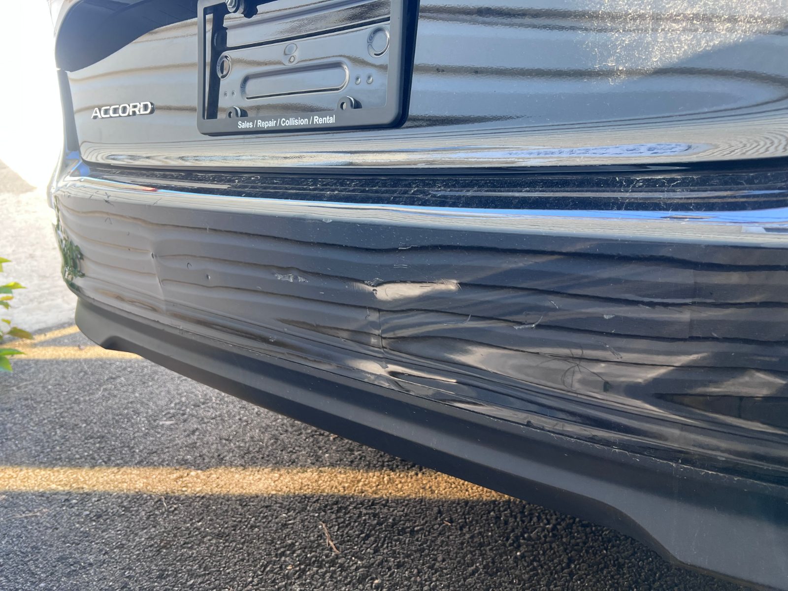 Rear bumper