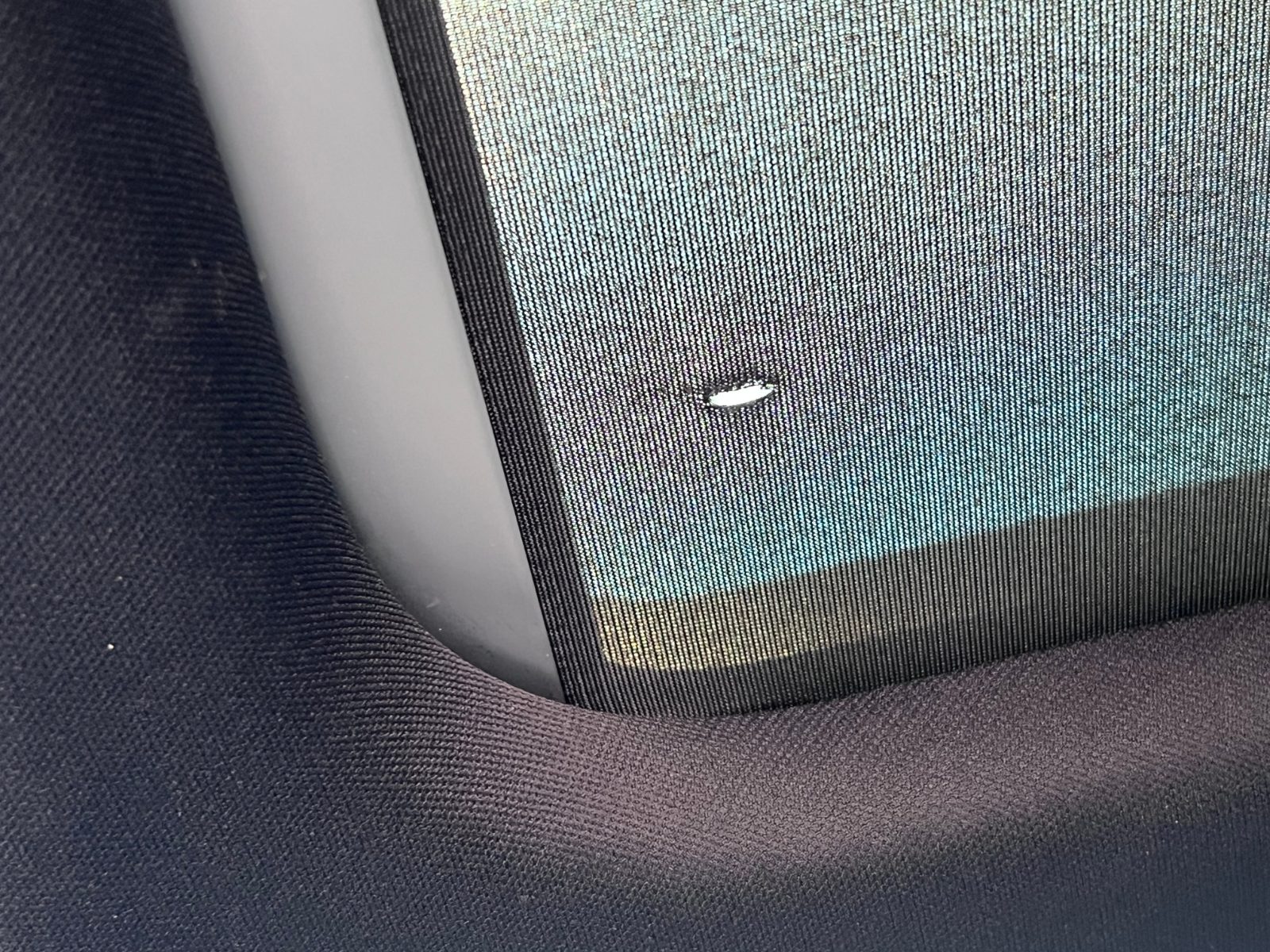 Sunroof shade.